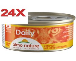 Almo Nature Dailymenu - Kattenvoer Blik - Mousse Kip - 24x85gr