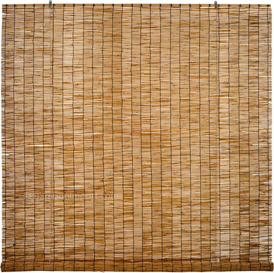 Bamboo Import Europe BV - Rolgordijn Riet Naturel - 200 x 250 cm