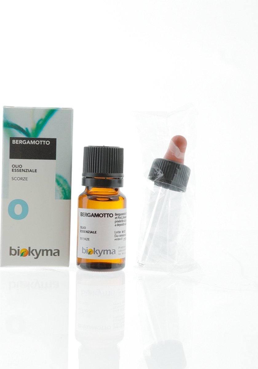 Goedkoopste Bergamot Schil Extra zuivere Essentiële Olie 100 natuurlijk 10 ml Biokyma - voor Aromatherapie, Verdamping, Massage en intern gebruik.