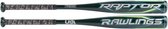 Rawlings - MLB - Honkbal - Jeugd - Honkbalknuppel - Aluminium - US2R10 - Raptor - USA Logo - Youth Baseball Bat - Zwart - 28 inch/18 ounce (-10)