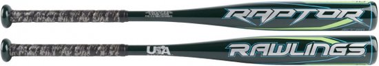 Ripley - BATE DE SOFTBALL RAPTOR T-BALL LINE DE ALUMINIO DROOP 12 RAWLINGS