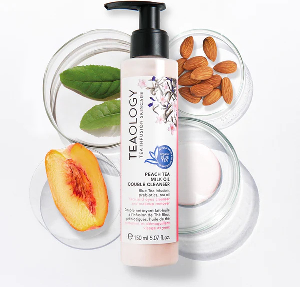 Teaology Peach Tea Milk-to-Oil Double Cleanser - 150 ml - make-up remover