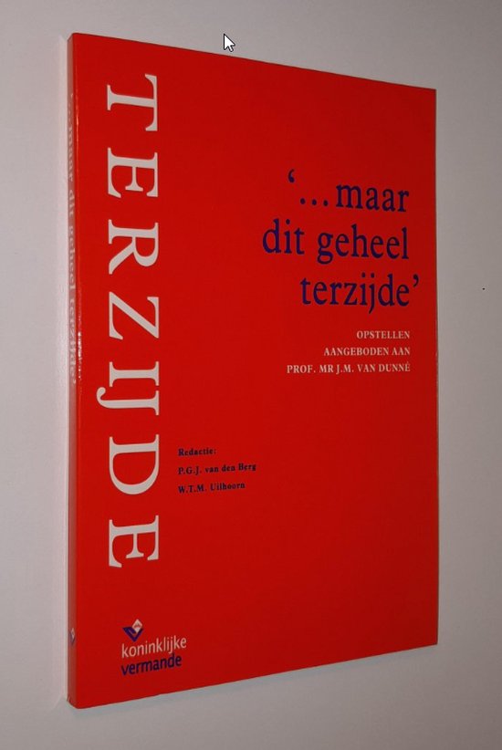 '...maar dit geheel terzijde'