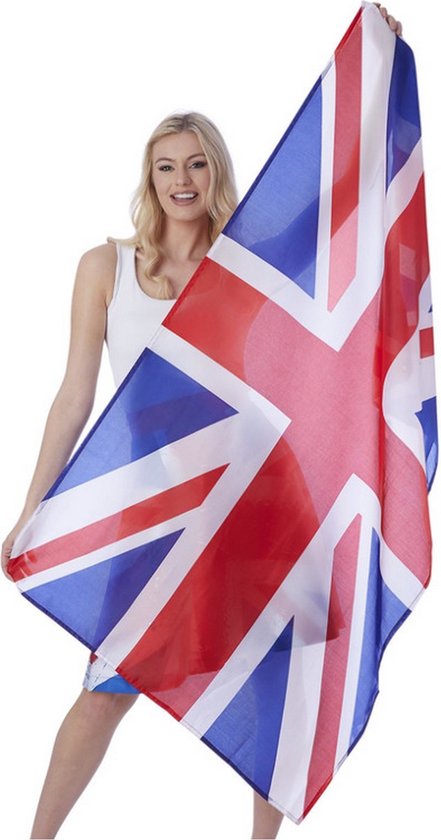 Smiffy's - Landen Thema Kostuum - Engelse Vlag 150 X 90 Centimeter - - One  Size -... | bol.com