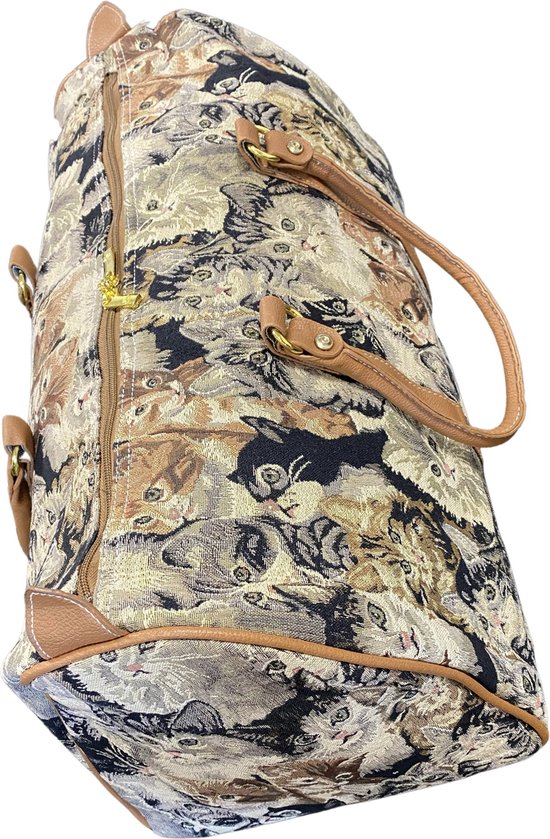 Weekendtas Cats 50Liter Limited Edition - Reistas - 50x30x30 - Duffelbag Poes Kittens
