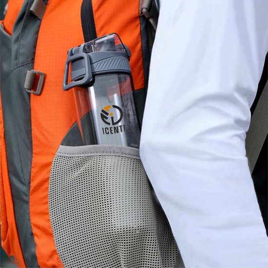 Icenti - Drinkfles - Waterfles - Fruitfilter - Vaatwasser Proof - 620ML - Rood - Sport -School - Tritan - BPA vrij