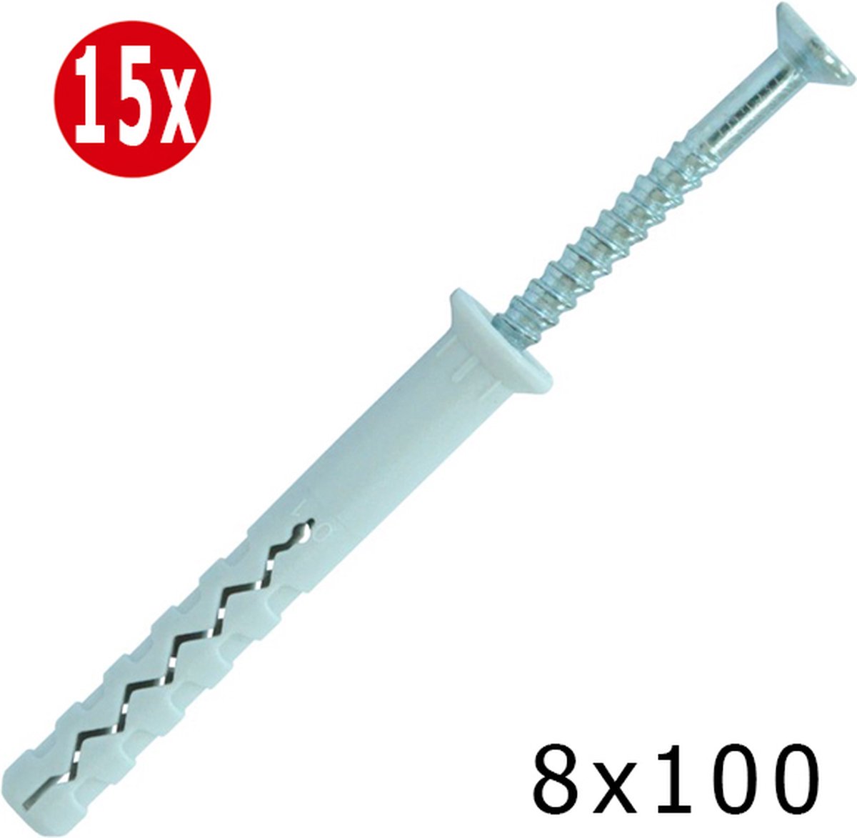 Tornitrex® slagplug 8x100 (15x)