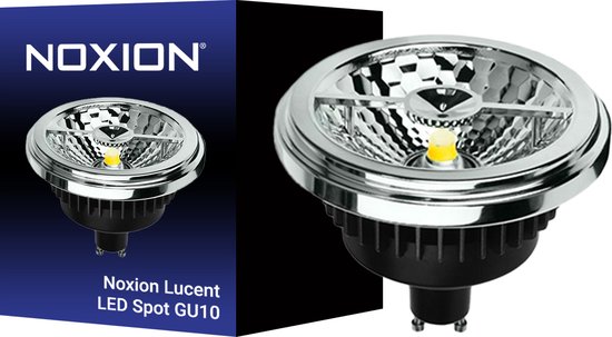 toewijzing Draai vast Plagen Noxion Lucent LED Spot GU10 AR111 12W 600lm 40D - 930 Warm Wit | Beste  Kleurweergave -... | bol.com