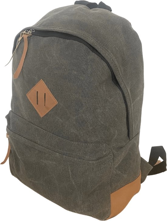 compileren maïs Merchandiser Active Sport rugzak - Boekentas - Backpack - Stevig canvas | Grijs | bol.com