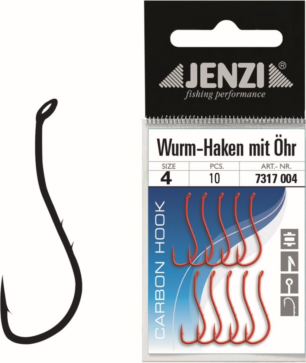 Wormhaken Carbon-staal | Jenzi | haakmaat 4
