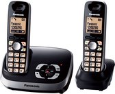 Panasonic KX-TG6522GB - Duoset DECT draadloze telefoon - Antwoordapparaat - Nummerweergave - Handenvrij spreken - 2 handsets