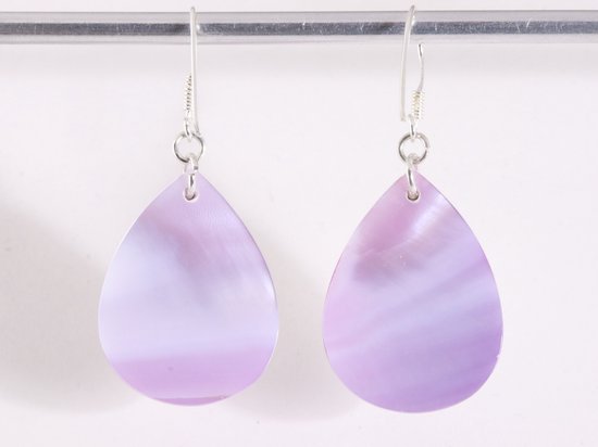 Boucles D'oreilles Pendantes Violette - Dormeuses - Sans Marque - Neuf Sans Emballage