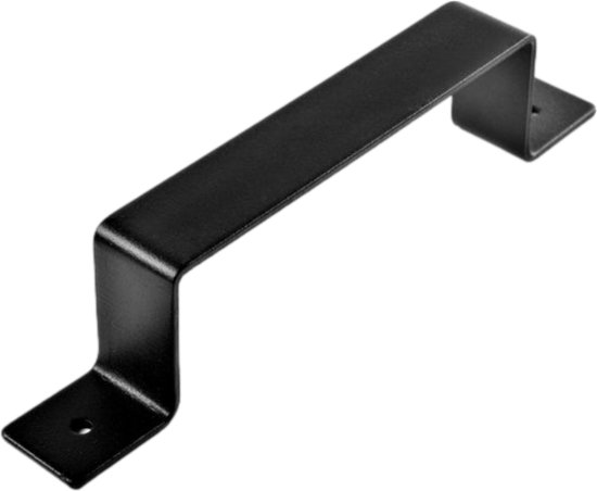 GPF Lanka schuifdeur rail set met hangrollen, rail 150 mm, Zwart