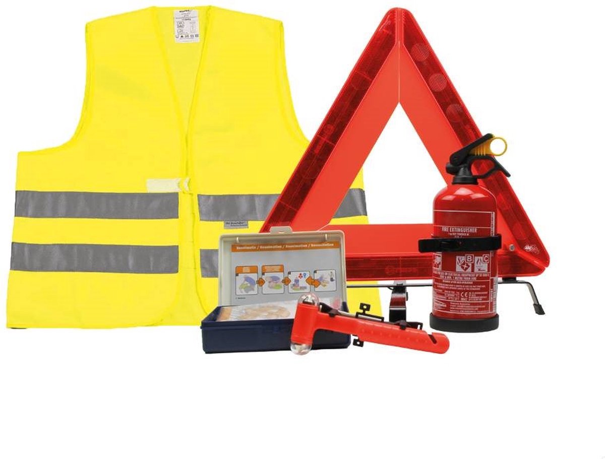 Tip-it Veiligheidsset auto - veiligheidspakket 5-delig - veilig onderweg