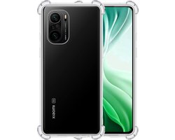 Hoesje - Geschikt voor Xiaomi Mi 11i - Sterk & Shockproof - Siliconen Case - Back Cover - Telefoon Hoes Shock Proof - Telefoonhoesjes - Transparant