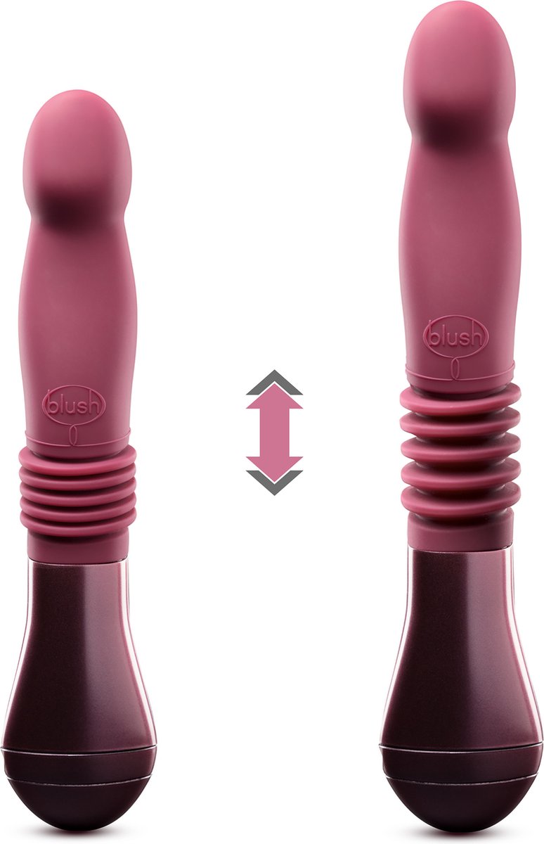 Goedkoopste Stotende Vibrator Temptasia Trixie - Thrusting Dildo - Stootlengte 3.1 cm - 3 Krachtige Standen - Sex Toys - Sexspeeltjes voor vrouwen