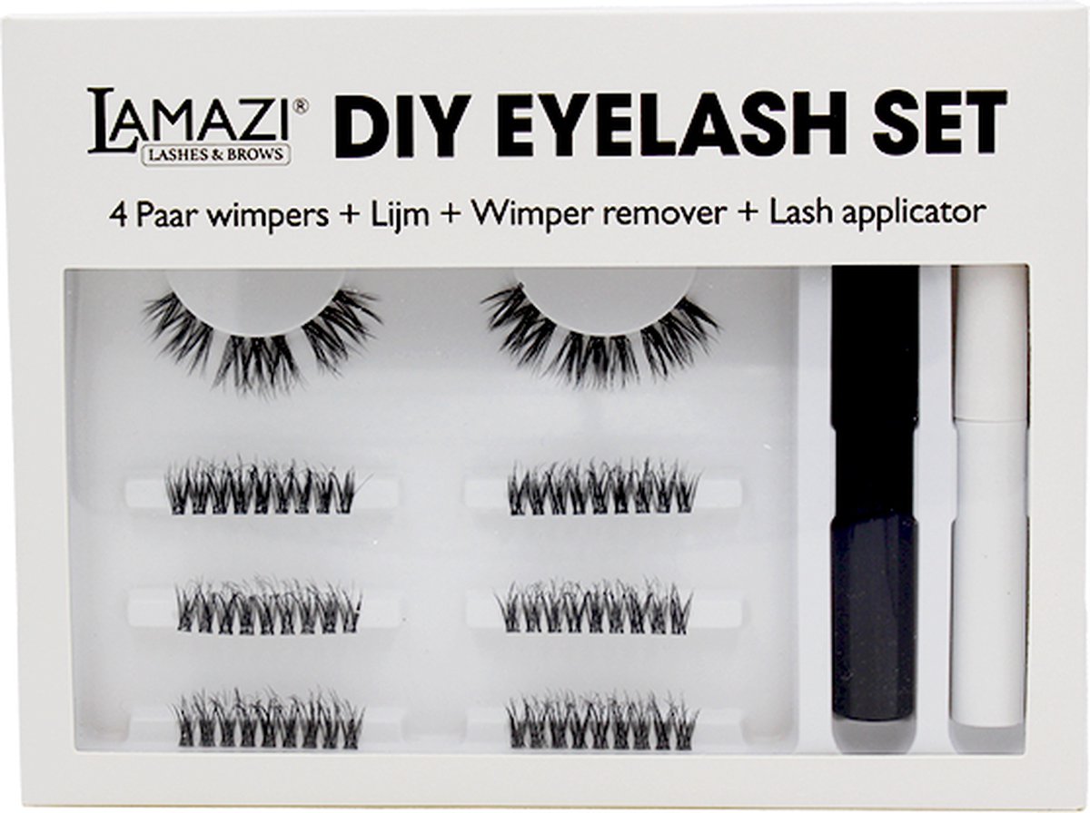 DIY eyelash extensions set -03- wimperextensions - lash extensions - home lashes -lamazi