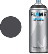 Molotow Flame Blue - Spray Paint - Spuitbus verf - Synthetisch - Lage druk - Matte afwerking - 400 ml - anthracite gray