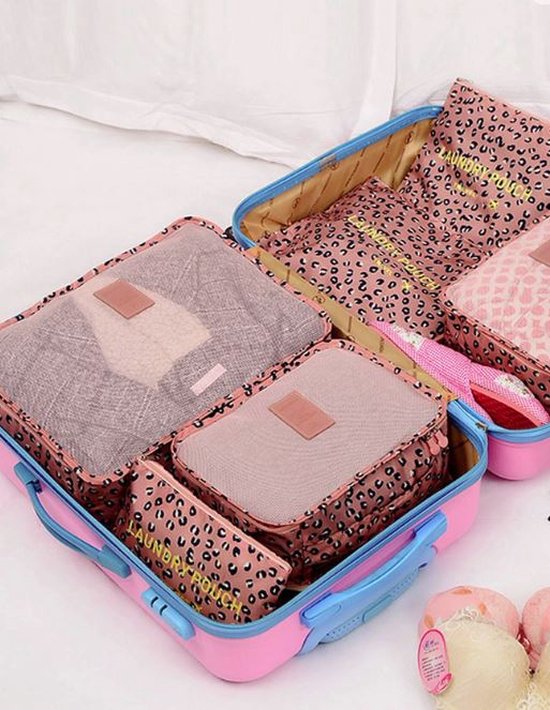 Packing Cubes 6-delig - Kleding organiser set - Opbergzakken - Reis zakken  - Inpak... | bol.com