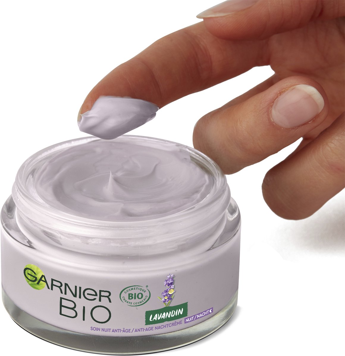 Lavendel Bio Anti-Age | Nachtcrème bol