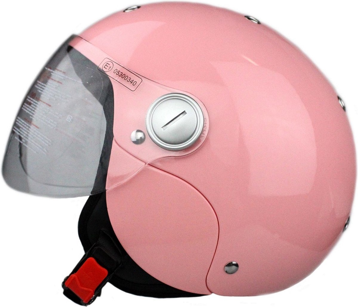 Casque moto enfant scooter casque protection pour fille garçon