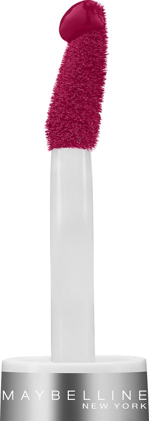 Maybelline SuperStay 24H Color applicator met donkerroze lipstick.