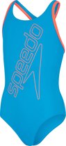 Speedo Boom Logo Placement Flyback Filles - Blauw / Rouge - Taille 152