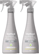 Method - Roestvrij staalreiniger spray 2x  - rvs spray - roestvrij staal reiniger - Appelboomgaard - 2x 354 ml