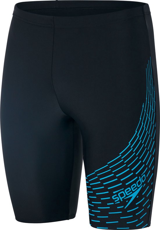 Speedo Medley Logo Jammer Heren Zwart / Blauw maat 5