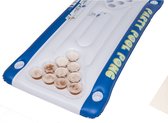 Air Mattress, Beerpong Pool Pong Game, incl. 20 plastic cups & 2 balls