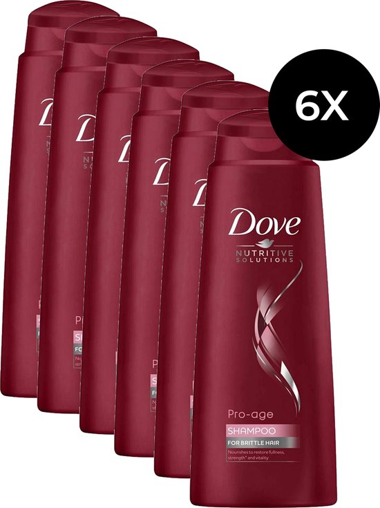 Dove ProAge Shampoo 6x 400 ml (voor dun, futloos haar)