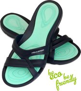 Aqua-Speed Panama: Ciabatte Da Piscina Ultraleggere In EVA Per Donna, Turchese E Blu Navy, Taglia 7 UK