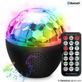 PartyFunLights - Bluetooth Party Speaker Starlight Projector - 16 lichteffecten - Afstandsbediening - Projector lamp