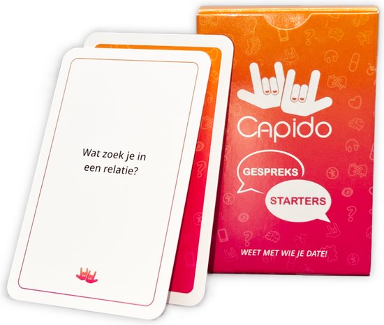 Afbeelding van het spel Capido Gespreksstarters - Dating kaartspel