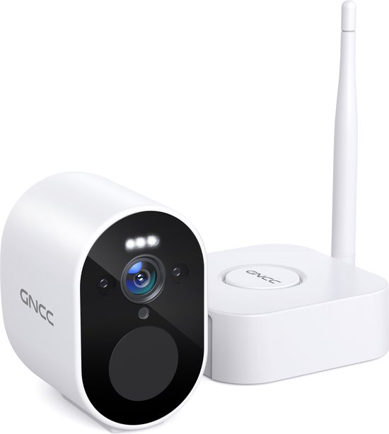 GNCC Caméra de sécurité sans fil 1080P Wifi Caméra de surveillance