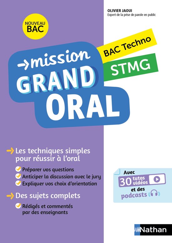 ABC DU BAC EXCELLENCE Mission Grand oral STMG Terminale Bac 2024