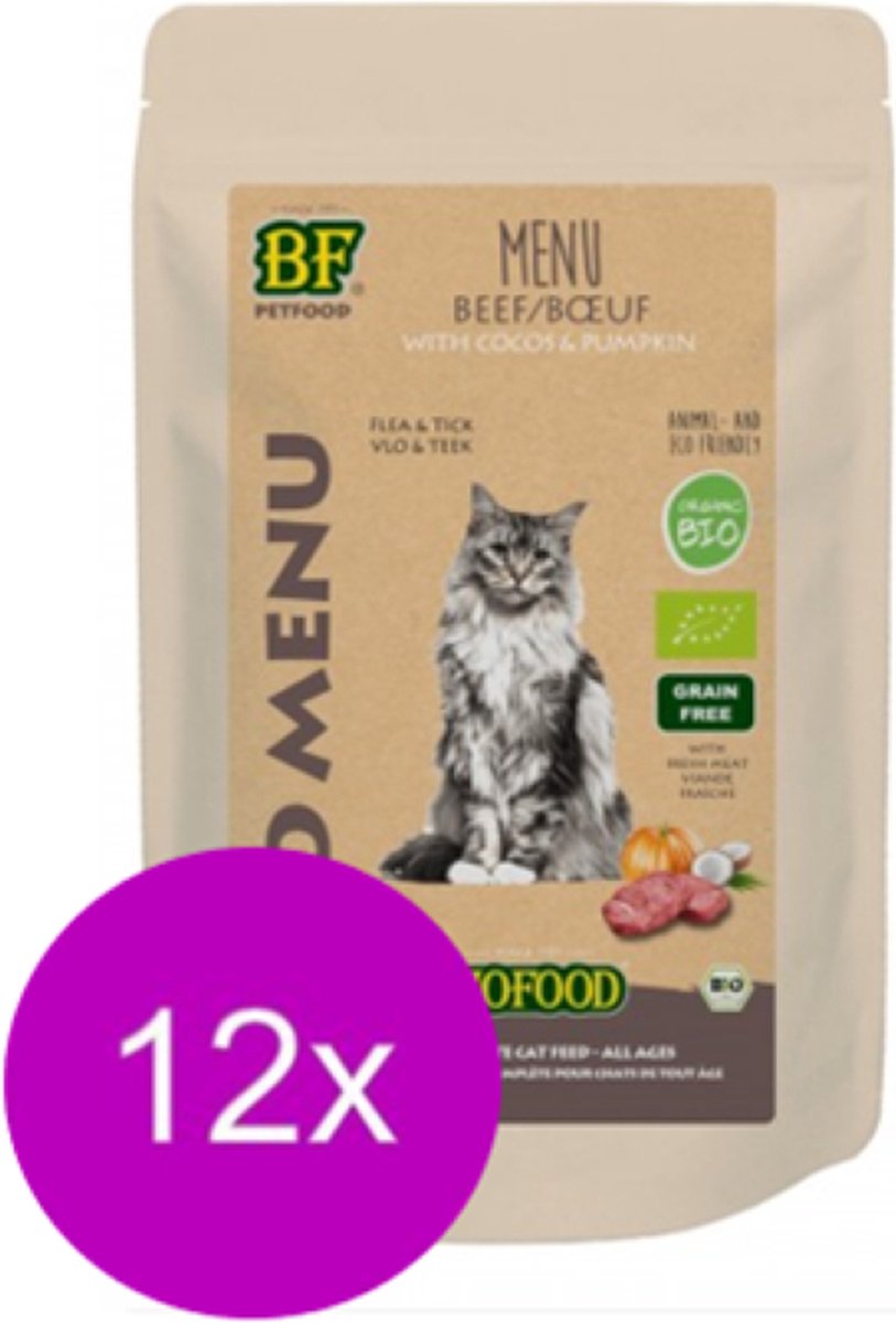 Biofood Biofood Organic Rund Menu - Kattenvoeding - 200g