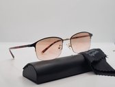 Bifocale bruine ZONNEBRIL OP STERKTE +1,5 leesbril met getinte bruine lenzen, unisex bril met getinte lens, lichtgewicht mannen vrouwen leesbril +1.5 lichtgewicht comfortabele zonnelenzen UV400, J1852 brown, Lunettes de Lecture solaire - Aland optiek