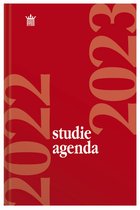 Studie agenda Hardcover rood