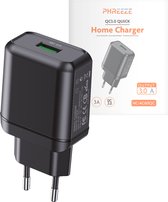 Quick Charge Oplaadstekker Oplader voor S21/S20/S10/A51/A53/S22/A13/A50/S9/A52 - Gecertificeerde USB Adapter met Quick Charge 3.0 - 18W USB Snellader