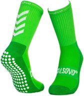 Grip chaussettes football | chaussettes antidérapantes | Chaussettes de sport | le foot | compression | Antidérapant | amélioration des performances  | Vert clair | Junior