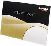 Deflecto 47505 Classic Image® Tafelstatief Voor papierformaat: DIN A5 staand Transparant 12 stuks/pak 12 stuk(s)