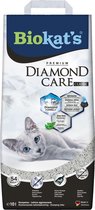 Biokat's Diamond Care Classic - 8L - Litière pour chat pour chat - Agglomérante - Sans parfum - Charbon actif
