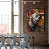 Luxe Canvas Schilderij Kobe Bryant | 40x60 | Woonkamer | Slaapkamer | Kantoor | Muziek | Design | Art | Modern | ** 4CM DIK! 3D EFFECT**