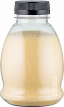 Scrubzout Vanille - 375 gram met zwarte dop - Set van 5 stuks