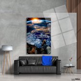 Luxe Plexiglas Schilderij Hardest Climb | 100x150 | Woonkamer | Slaapkamer | Kantoor | Muziek | Design | Art | Modern | ** 5MM DIK**