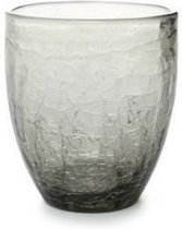 Fine2Dine Waterglas Crackle - Grijs - 250 ml