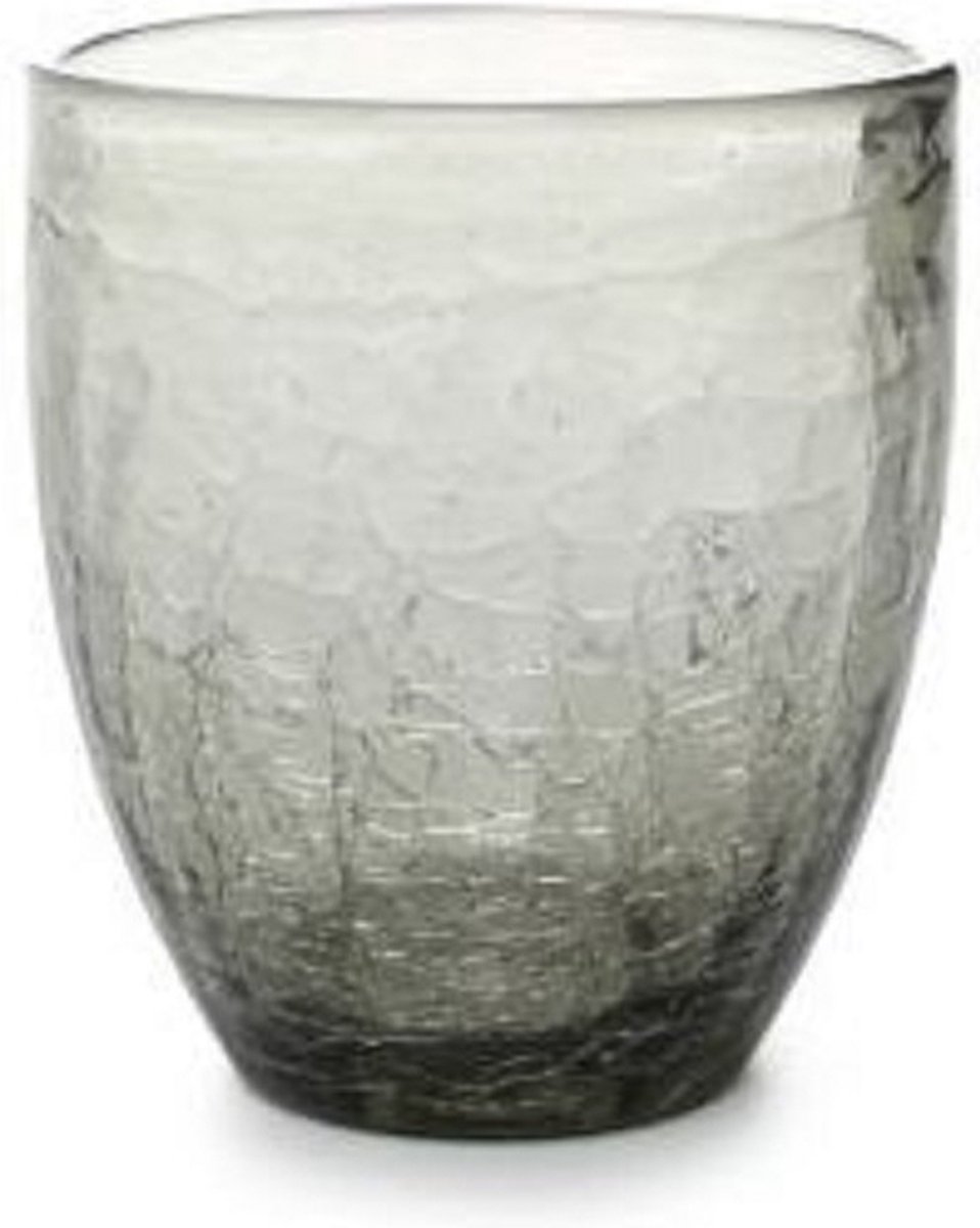 Fine2Dine Waterglas Crackle 250 ml Grijs