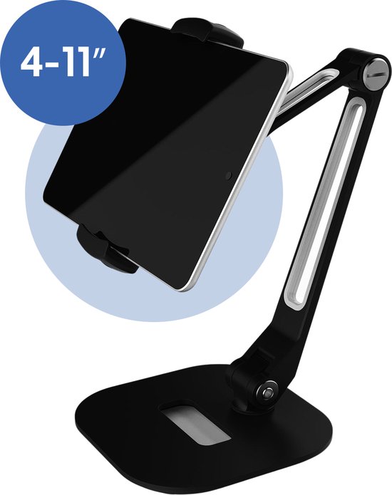 DoDusta Tablet & Telefoon houder XL - 360 ° Draaibaar Flexibel voor op  tafel, kantoor... | bol.com
