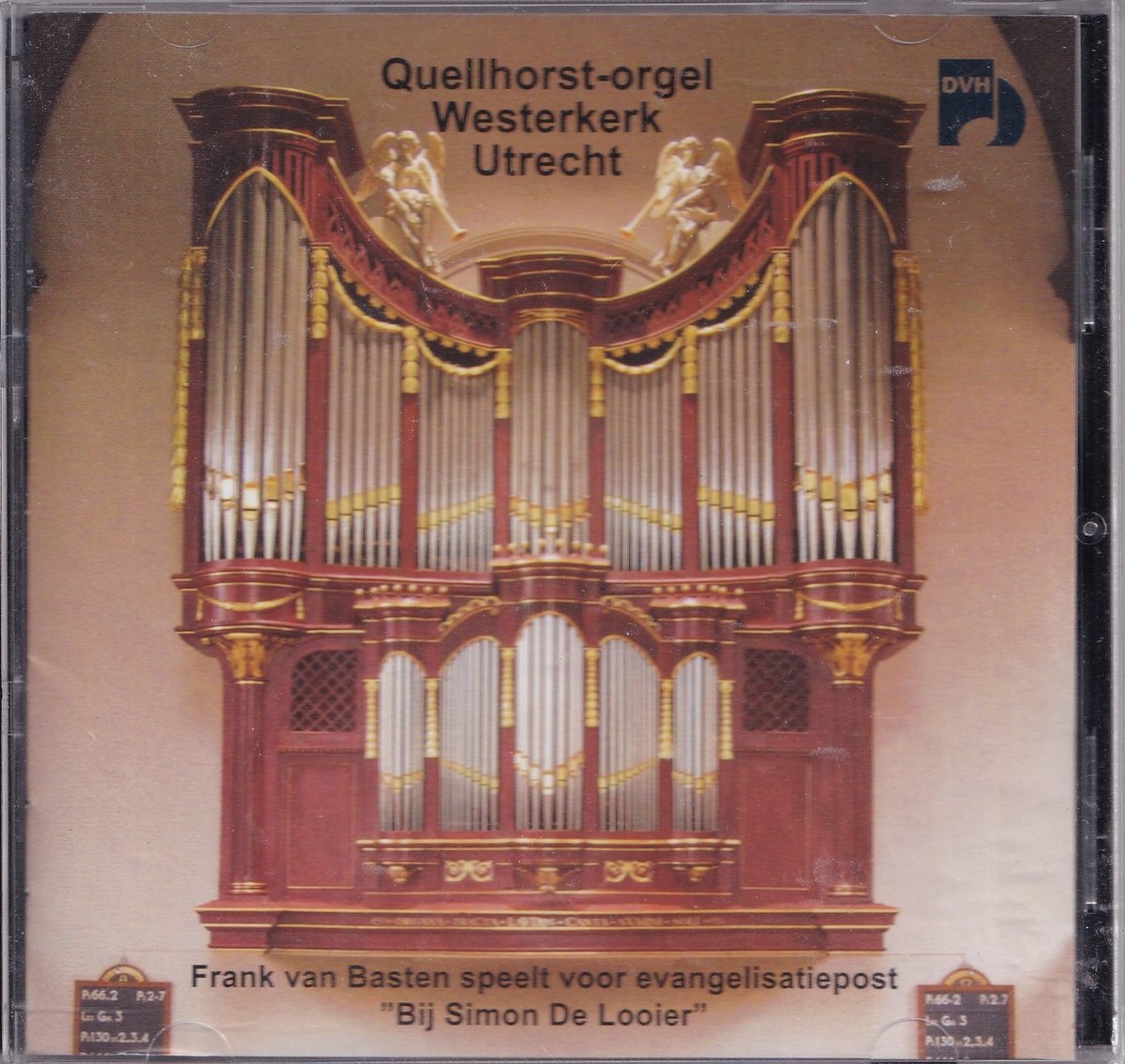 Frank van Basten bespeelt het Quellhorst-orgel van de Westerkerk te Utrecht